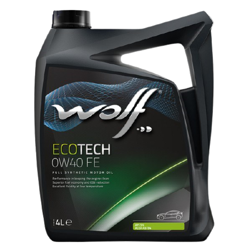 Моторное масло Wolf EcoTech 0W-40 FE, 4л 